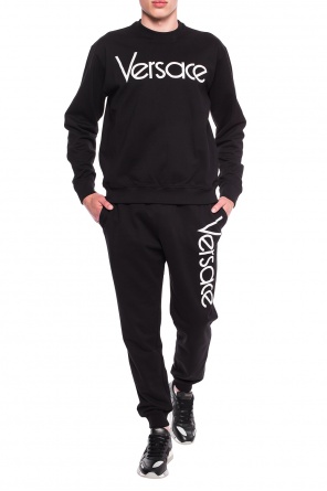 Logo-embroidered sweatshirt, zdjęcie 2 Logo-embroidered sweatshirt od Versace